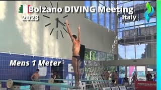 2023 Bolzano Diving Meeting Mens 1 Meter - Italy