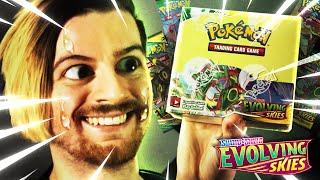 SO MANY AMAZING CARDS!! | Pokemon Evolving Skies (NEW Booster Box Opening!)