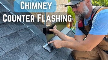 Chimney Counter Flashing - Shingle Roof