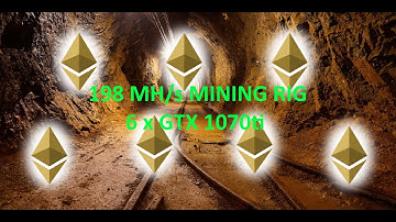 GTX 1070 Ti GAMING 8G RIG @ 198 MH/s ETH MINING