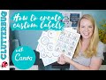 How to Make Custom DIY Labels for your Home using Canva