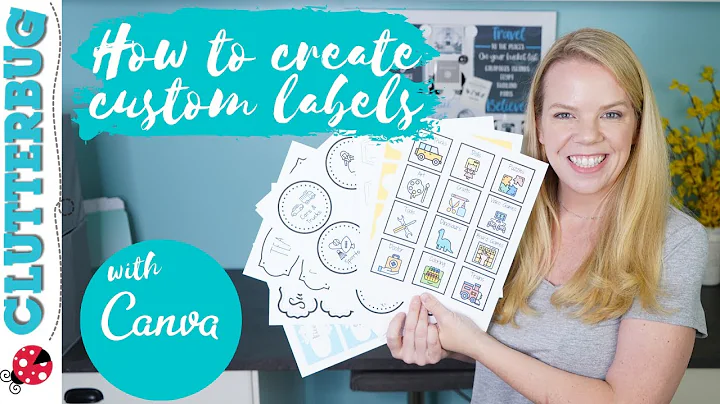How to Make Custom DIY Labels for your Home using Canva