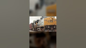 CSX Dash-8s Still Working Hard  #train #railfan #csx #videography