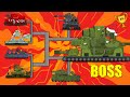 Мега танки VS Босс - Мультики про танки