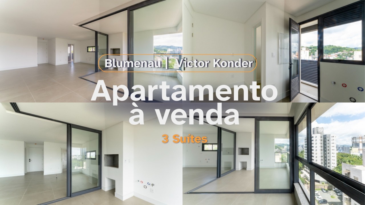 Apartamento à venda 3 suítes, 152m² no bairro Victor Konder em Blumenau/SC