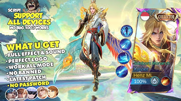 NEW! Script Skin Xavier Collector No Password + Logo - Full Effect & Sound - Latest Patch