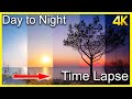 Time Lapse Day to Night Sunset at Baltic Sea Poland