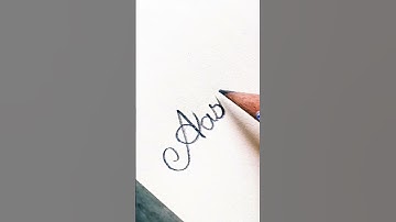 Aashi ☺️☺️ name in cursive handwriting subscribe to my channel 🙏💙 #shorts