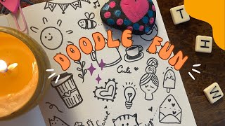Fun Doodle Ideas to beat boredom | Easy Beginner Doodles | Bullet Journal Doodle Ideas