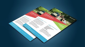 Photoshop Tutorial | Corporate Flyer Design in Adobe Photoshop CS6