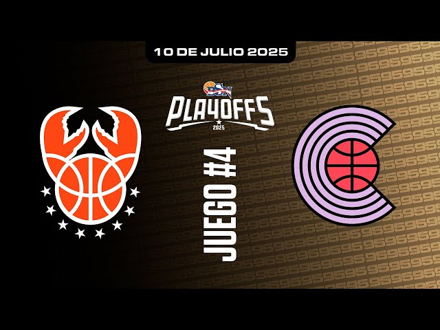 Cangrejeros de Santurce vs. Criollos de Caguas - Juego #4 - Cuartos de Final -7/10/25 - BSN2025