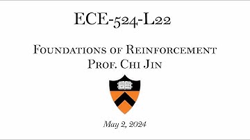 Lecture 22: Foundations of Reinforcement Learning: Partially Observable Reinforcement Learning II