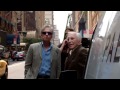 Michael Douglas, Catherine Zeta Jones, Kirk Douglas Try to Hail Taxi in NYC