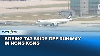 Boeing 747 Cargo Plane Skids Off Runway in Hong Kong, Killing Two