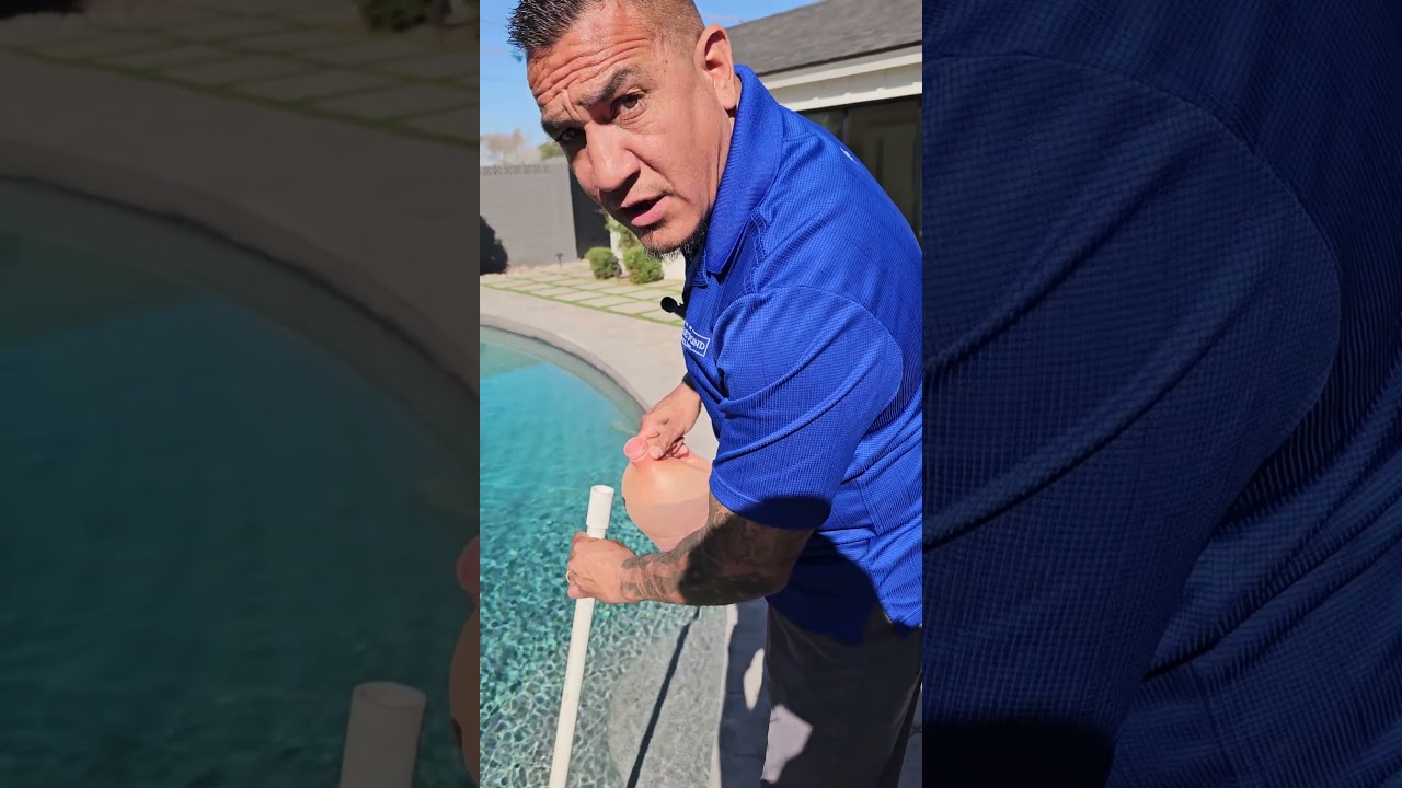 Removing rust stains with an acid tube