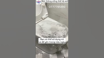 Bột Thông Tắc Cống Cực Mạnh Giúp Thông Tắc Cống, Đường Ống, Bồn Rửa Mặt Siêu Nhanh