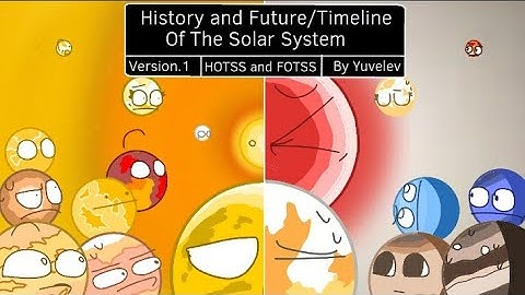 History And Future/Timeline Of The Solar System - Version 1 - Planetballs Animation