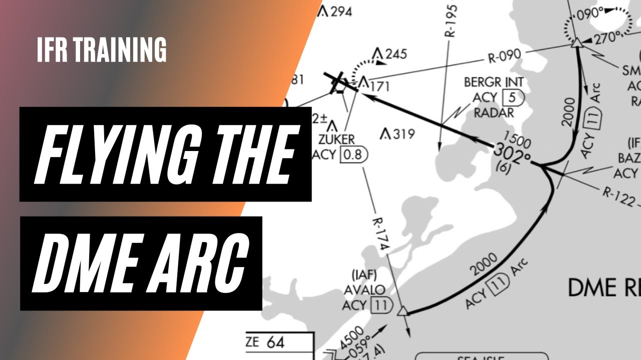 Простые полеты по дугам DME: как управлять дугой DME VOR, не слишком задумываясь.