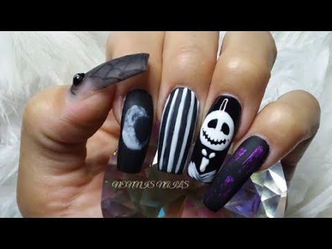 Uñas mano alsada Jack 👻 - thptnganamst.edu.vn