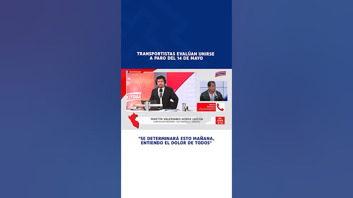 🔴🔵Transportistas definirán si se unen al paro nacional del 14 de mayo: "Se determinará esto mañana"
