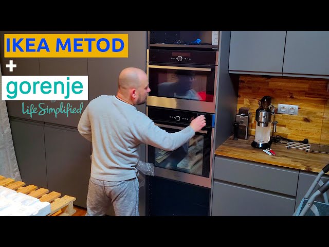Gorenje Built In Oven And Microwave Oven Ikea Metod Kitchen Cabinet  Integrateion Step-By-Step Guide. - Youtube