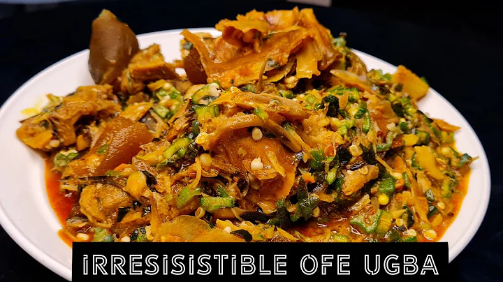 HOW TO COOK OKRA SOUP WITH UGBA | OFE UGBA | NIGERIAN IGBO SOUP
