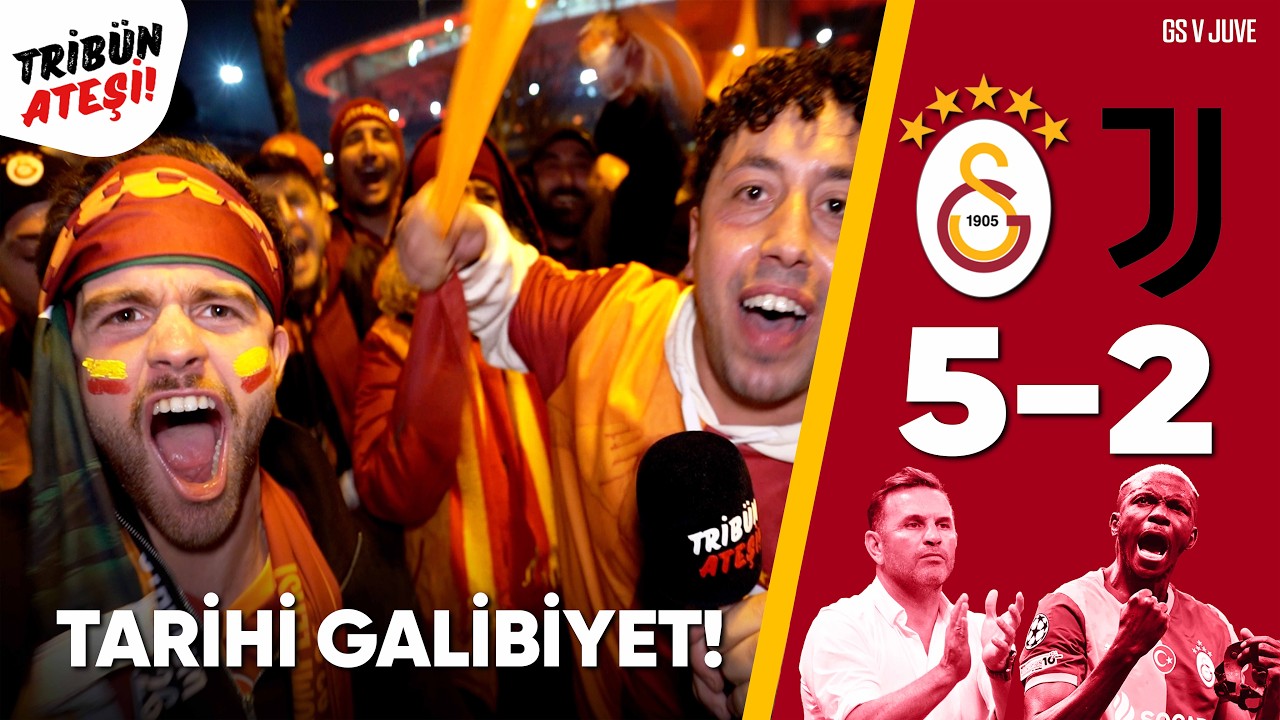 TARİHİ GALİBİYET! I GALATASARAY 5-2 JUVENTUS I MAÇ SONU TARAFTAR RÖPORTAJLARI! #galatasaray