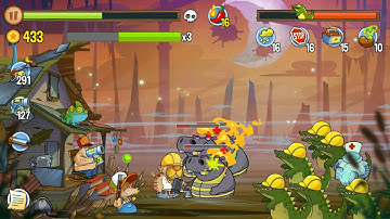 Swamp Attack - Hard Mode. Episode 10 Level 21 Gameplay Android walkthrough