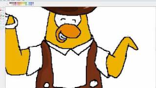 Drawing Spirit Week Penguin: Day 3 on Ms.Paint