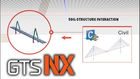 midas Civil - GTS NX Direct Soil-structure Interaction Example