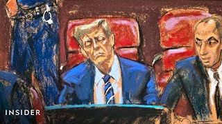 Sleepy Trump Dozes Off At The Start Of His Hush-Money Trial | Insider News | Business Insider