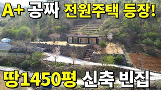 이제는 더 이상 낮아질 수가 없다! 땅1450평 나홀로 A급 전원주택 공짜~ 모두가 놀라는 가격 놓치면 평생 후회 합니다