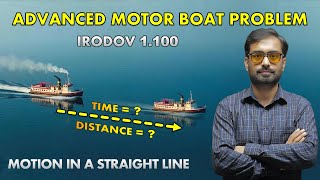 Advanced Physics Problem on Velocity Decay || IRODOV 1.100 : The Motorboat Problem