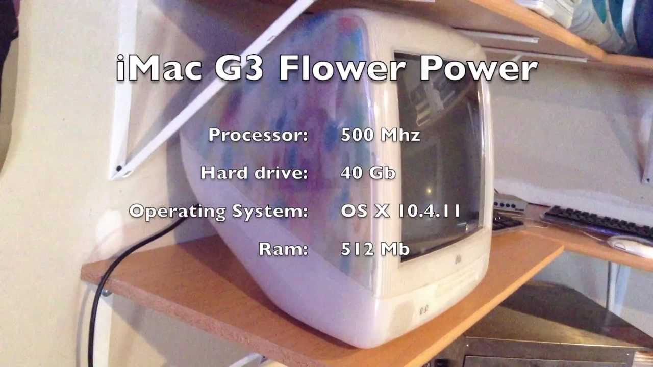 imac g3 flower power