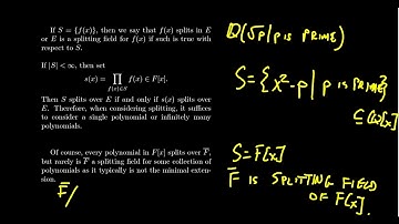 Splitting Fields