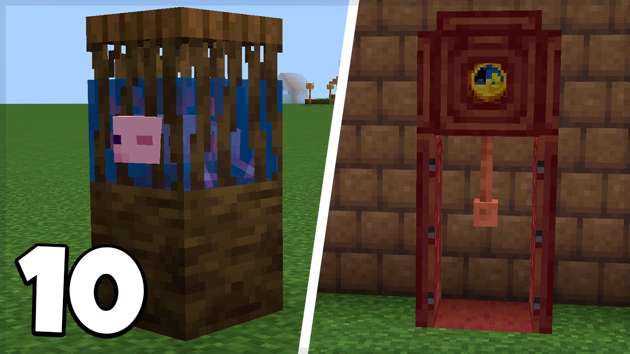 10 IDEAS de DECORACION en la NUEVA VERSIÓN de Minecraft 1.19 🤩
