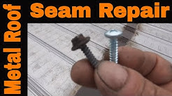 Metal Roof Repair - a must see for all metal roof owners -Turbo Poly Seal