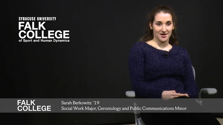 Sarah Berkowitz 19 on choosing Social Work