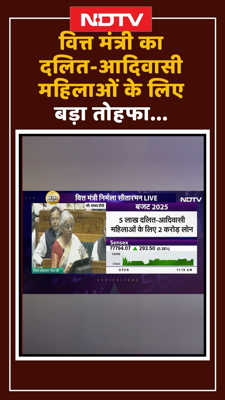 दलित-आदिवासी महिलाओं के लिए बड़ा तोहफा... 2 करोड़ लोन का ऐलान | Budget 2025