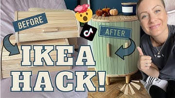 IKEA BROODTrommel HACK! TikTik Viral DIY Ikea Broodtrommel Nachtkastje, Salontafel. Lara Joanna J...