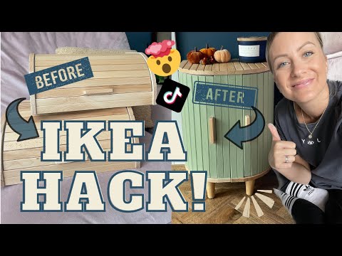 IKEA BREAD BIN HACK! TikTik Viral DIY Ikea Bread Bin Bedside Table, Coffee Table. Lara Joanna Jarvis