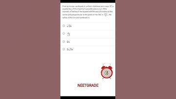 Physics Practice Questions l MCQ - 215 l NEET - 2022 #shorts #NEET #JEE