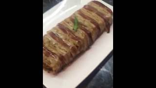 Мясной рулет с беконом (мужской пирог) Мясной рулет с беконом (мужской пирог)