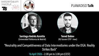 Neutrality and Competitiveness of Data Intermediaries under the DGA – S. Andrés Azcoitia & T. Bobev