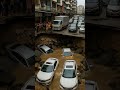 Giant Sinkhole Swallows Car in City Center