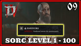 Diablo 4 Hardcore Road To 100 Sorcerer Playthrough Part 09