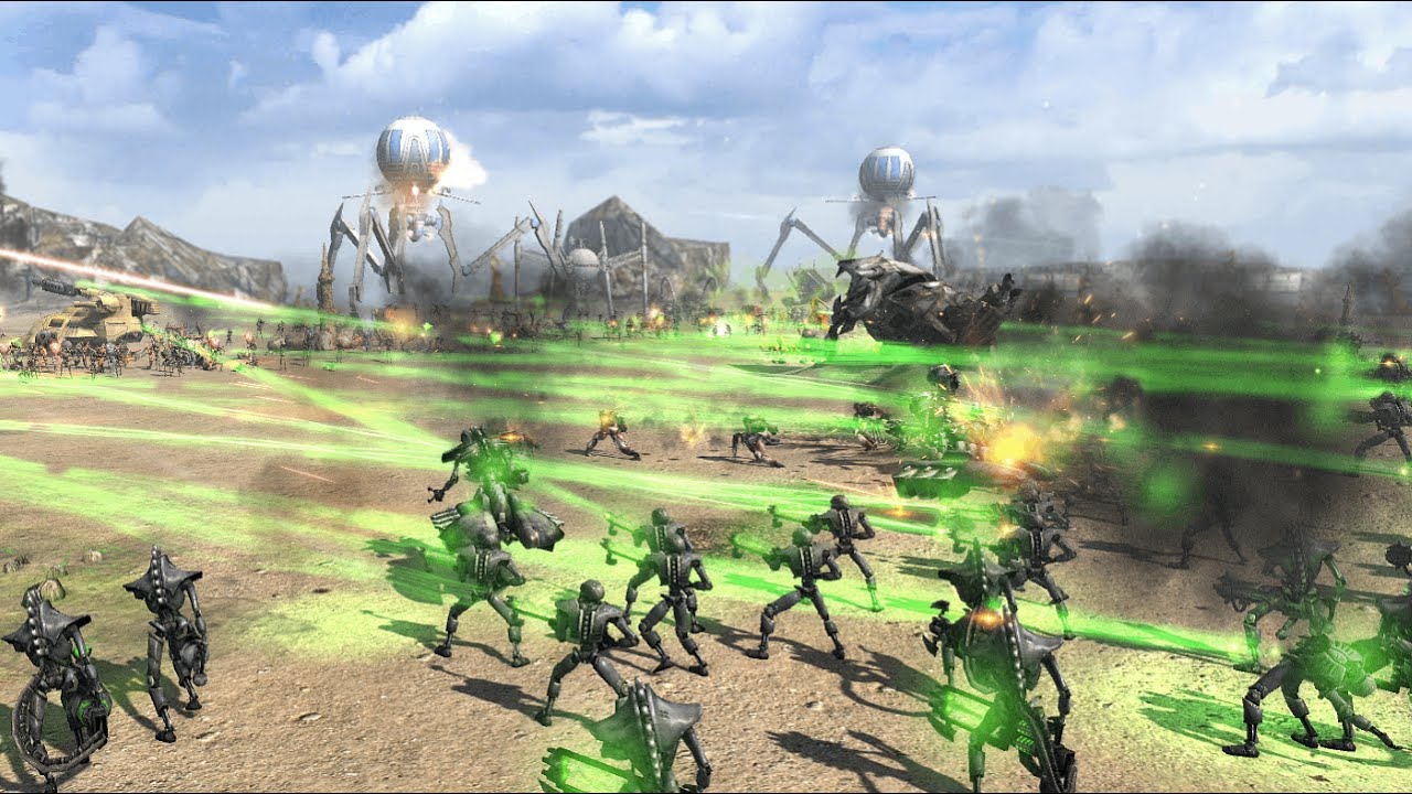 WARHAMMER 40K Vs STAR WARS Necrons Vs CIS Battle Droids Men Of War warhammer 40k vs star wars necrons vs cis battle droids men of war