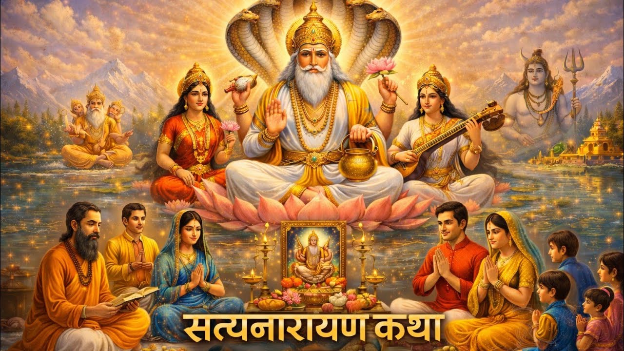  सत्यनारायण भगवान की महिमा की अद्भुत कथा