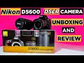 Unboxing Nikon D5600 Dual Lens 18-55mm to 70-300mm with 16gb memory card with bag ( flipkart )🔥