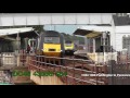 XC HST overtaken by GWR HST Dawlish 18/06/16